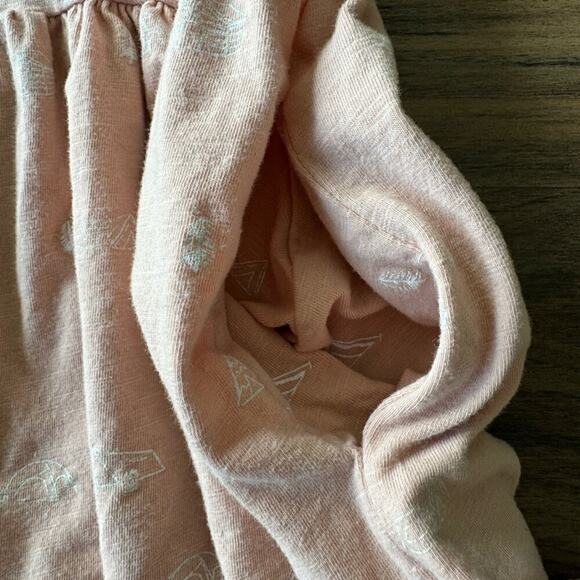 Ettie + H Girl Button Front Camping Print Dress 4y - Picture 4 of 7